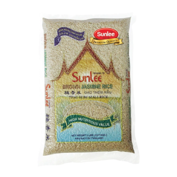 A102BD05 Buddha Brown Jasmine Rice 8x5 lb