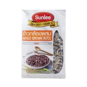 A103SL02 Sunlee Mix Brown Jasmine Rice 16x2.2 lb