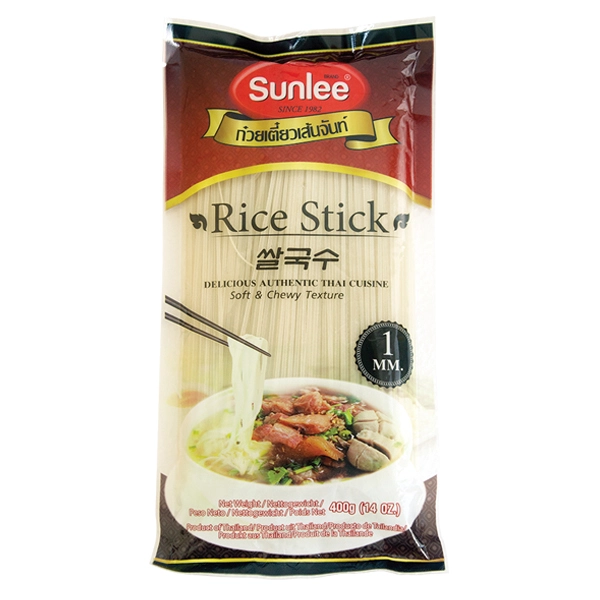 A530SL01 Sunlee Rice Stick (Straight) 1 mm 30 x 14 oz (400 g)
