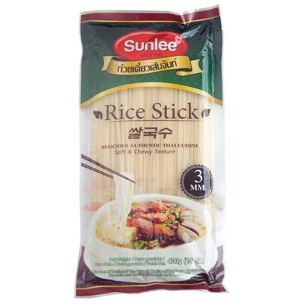 A530SL05 Sunlee Rice Stick (Straight) 5 mm 30 x 14 oz (400 g)